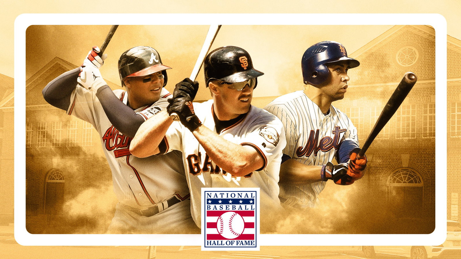 Andruw Jones, Jeff Kent and Carlos Beltrán