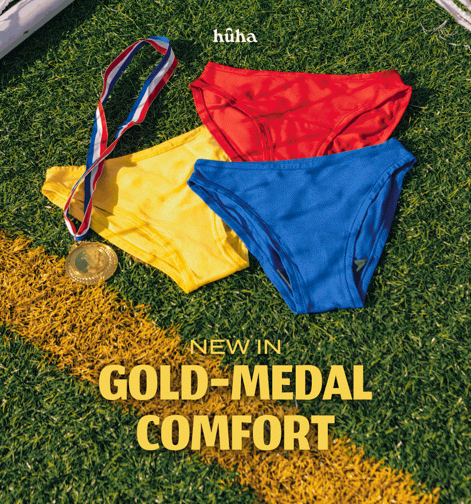 NEW IN: Gold-medal comfort. 