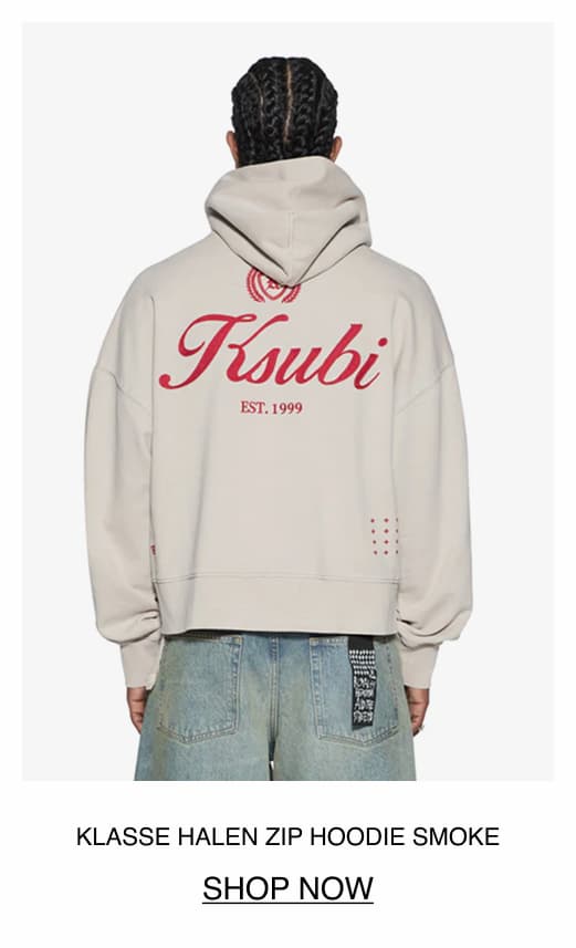 KLASSE HALEN ZIP HOODIE SMOKE