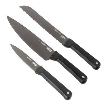 ICED Essentials Knife Set 3pc (Paring, Chef's knife 20cm, Bread Knife)