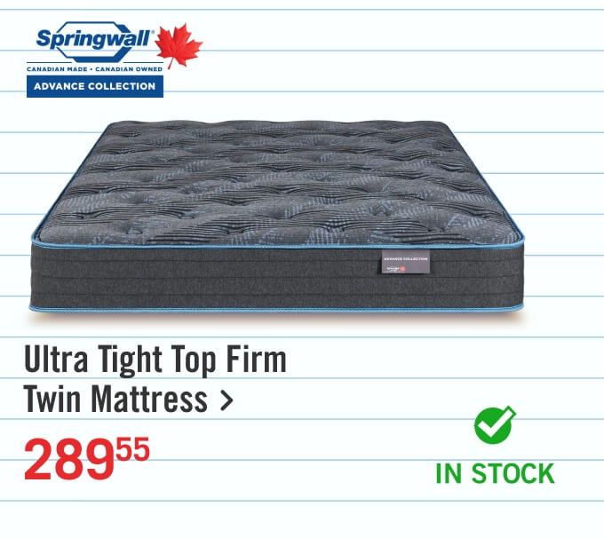 Advance Ultra Tight Top Firm Twin Mattress.