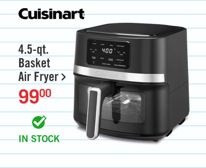 4.5-qt Basket Air Fryer.