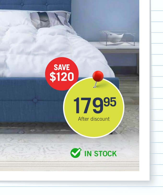 Page Upholstered Bed.
