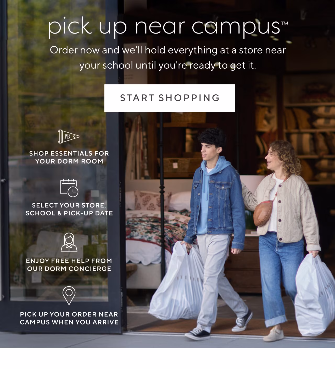 Pick up near campus