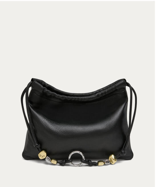 Tie Breaker Shoulder in Black