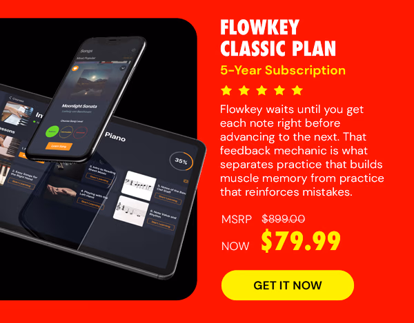 Flowkey Classic Plan: 5-Year Subscription