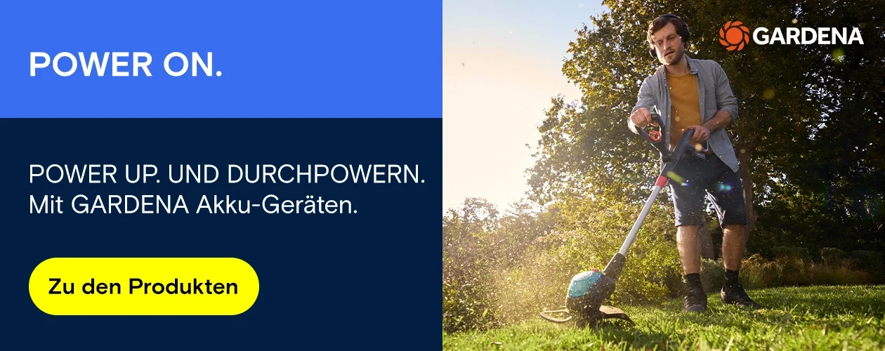 GARDENA POWER-FOR-ALL Aktion