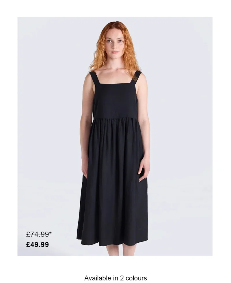 Linen Womens Midi Dress