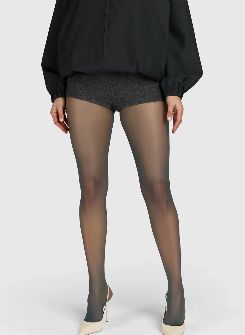 The Thirty-Five Semi-Opaque Tights in Dark Teal