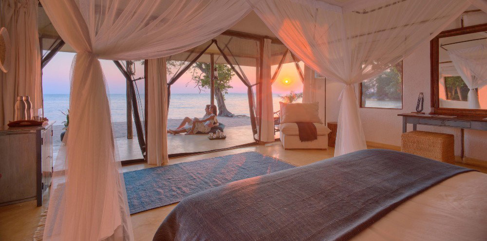 Lakeside suite at Rubondo Island Camp
