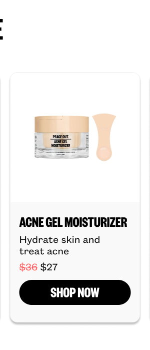 Acne Gel Moisturizer for $27
