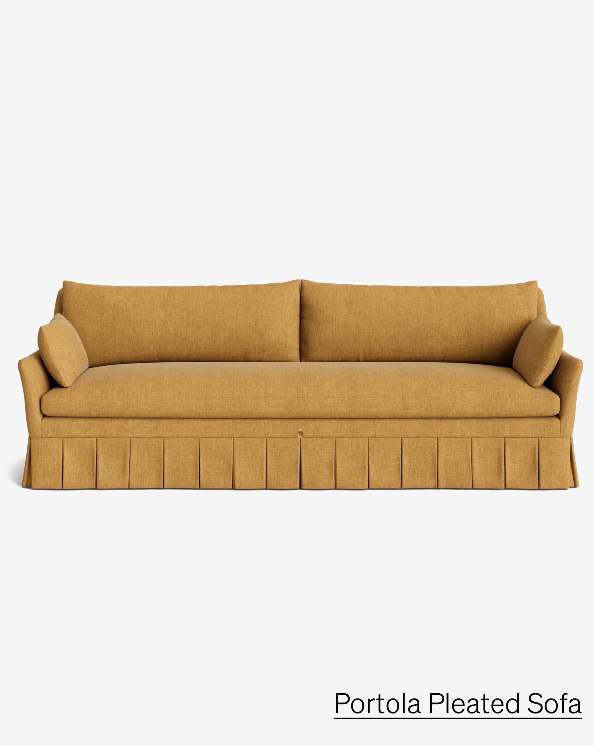 Shop Portola Pleated Sofa