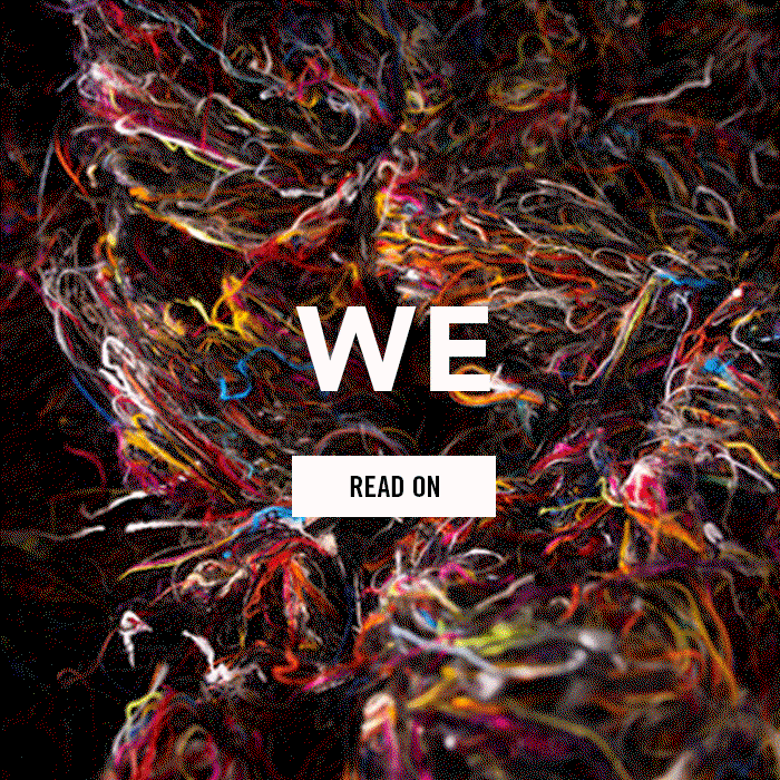 Read the blog - We Recycle Every Fiber, a tangle of colorful yarn
