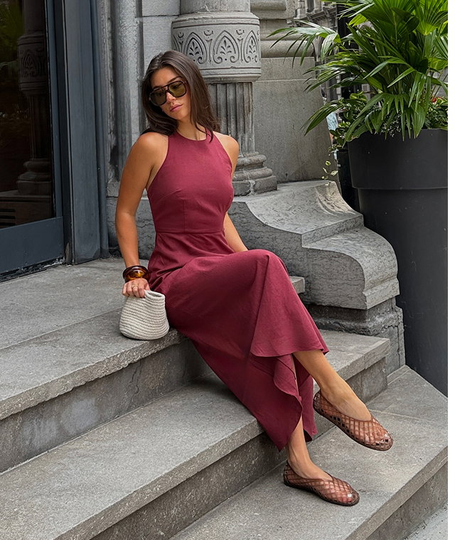 Soraya Beaded Back Midi Dress