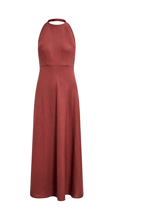 Soraya Beaded Back Midi Dress