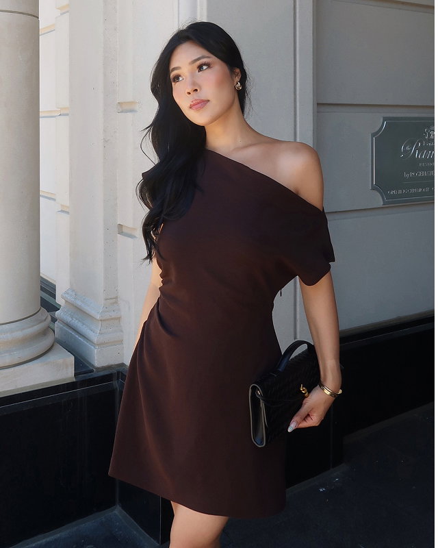 Danielle Asymmetrical Mini Dress