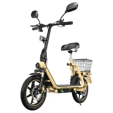 [EU Direct] TWOFISH M5 Elite-E EEC Certified Electric Scooter with Seat and Rear Basket 48V 13Ah Battery 500W Motor Recommended Top Speed 25KM/H 14inch Tires 30KM Max Mileage 120KG Max Load Folding E-Scooter