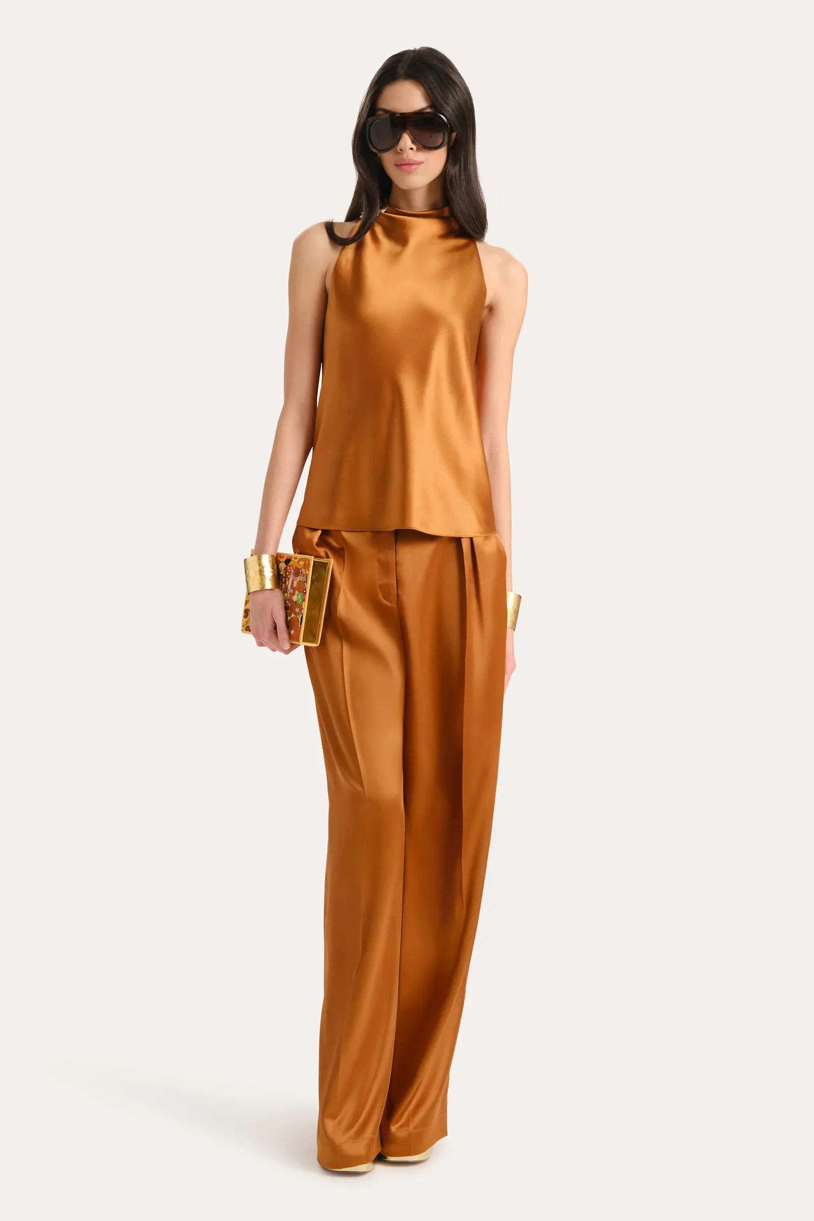 Image of Shira Asymmetric Drape Top