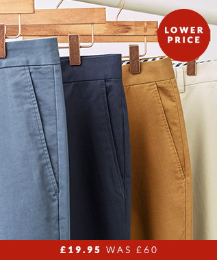 Sale chinos £19.95