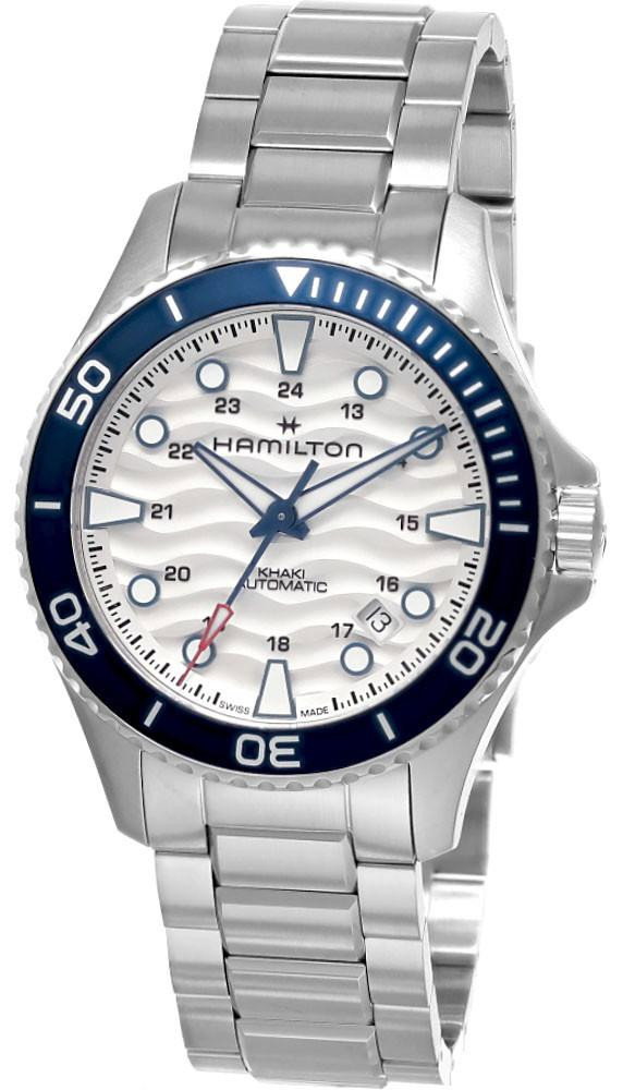 Khaki Navy Scuba Automatic SS 40MM White Dial Men's Watch