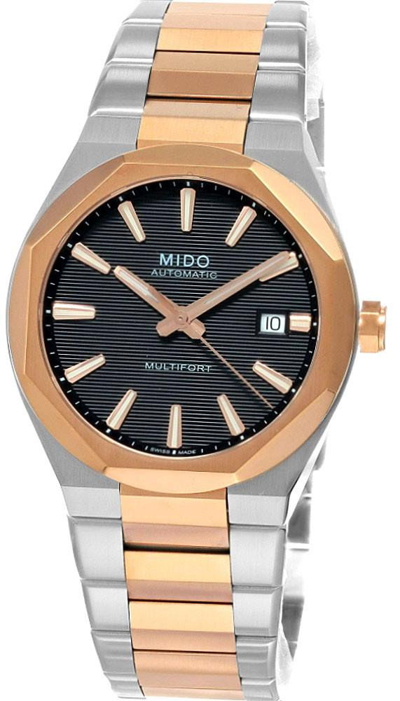 MIDO Multifort 8 One Crown AUTO 40MM Black Dial Two-Tone Men's Watch