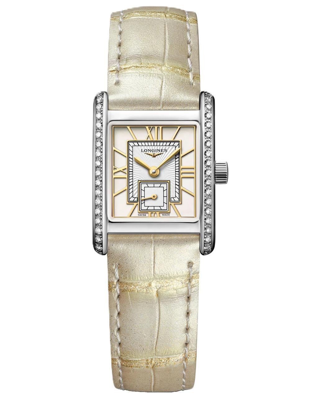 Mini DolceVita Quartz White Dial Diamond Women's Watch .