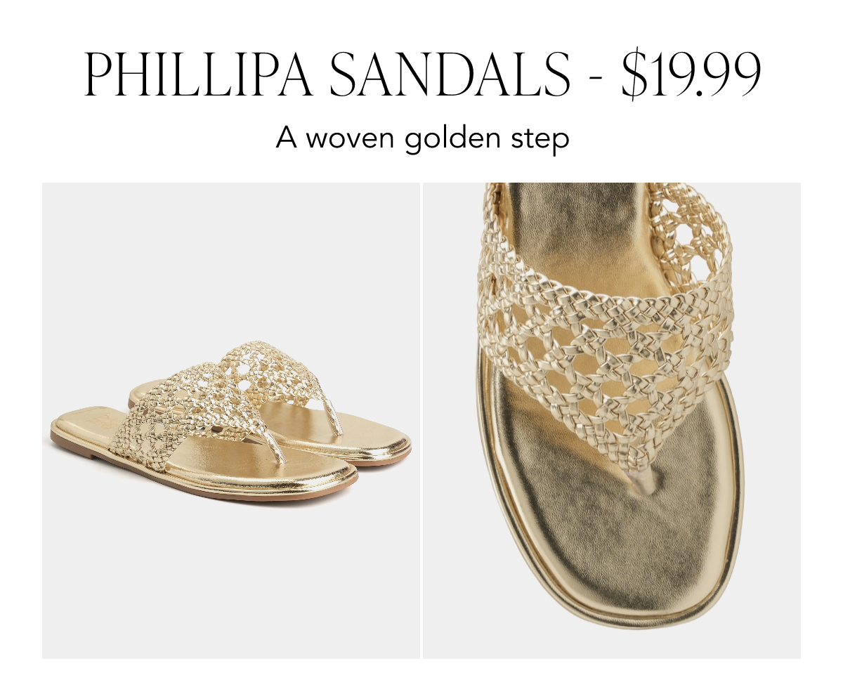 Phillipa Weave Thong Sandals