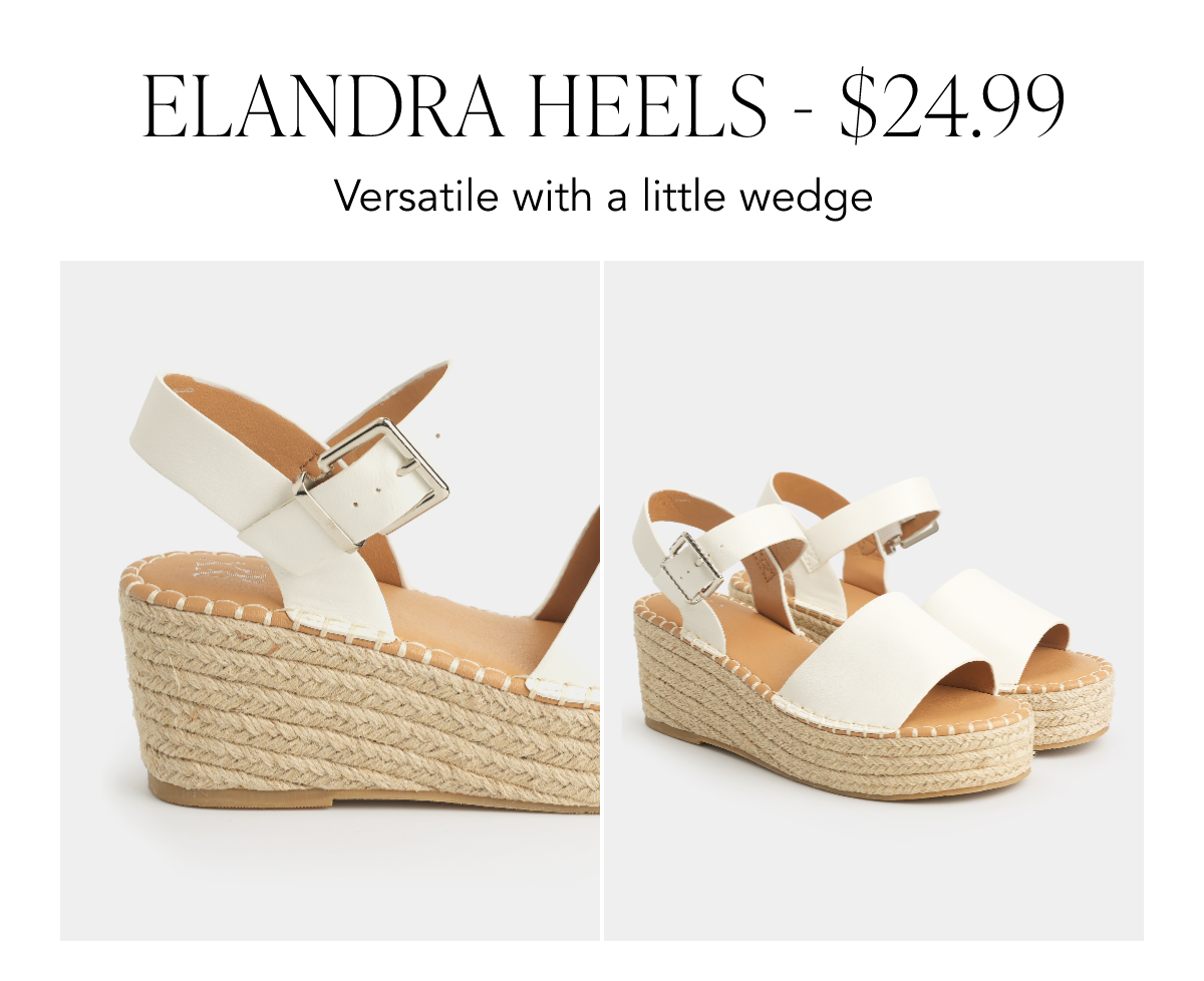 Elandra Ankle Strap Platform Wedge