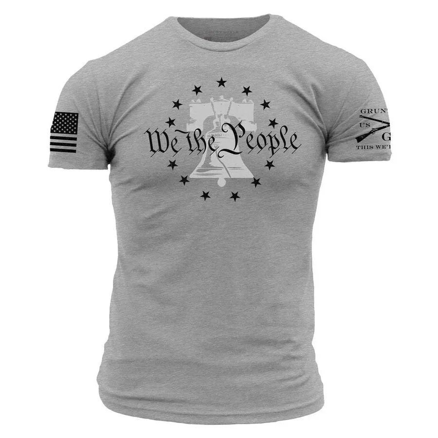 Image of We The People T-Shirt - Dark Heather Gray