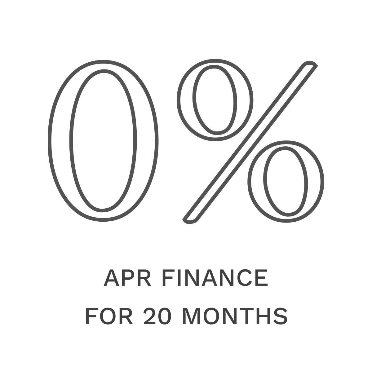 0% APR finance