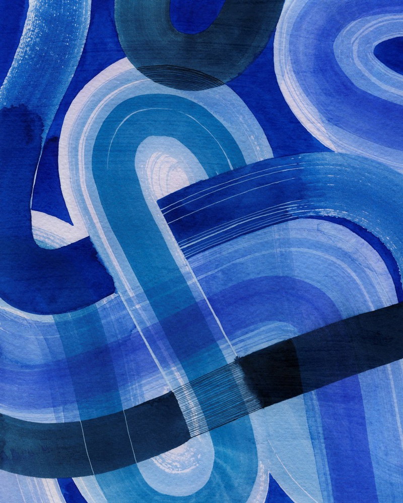 Sapphire Slide II by Grace Popp