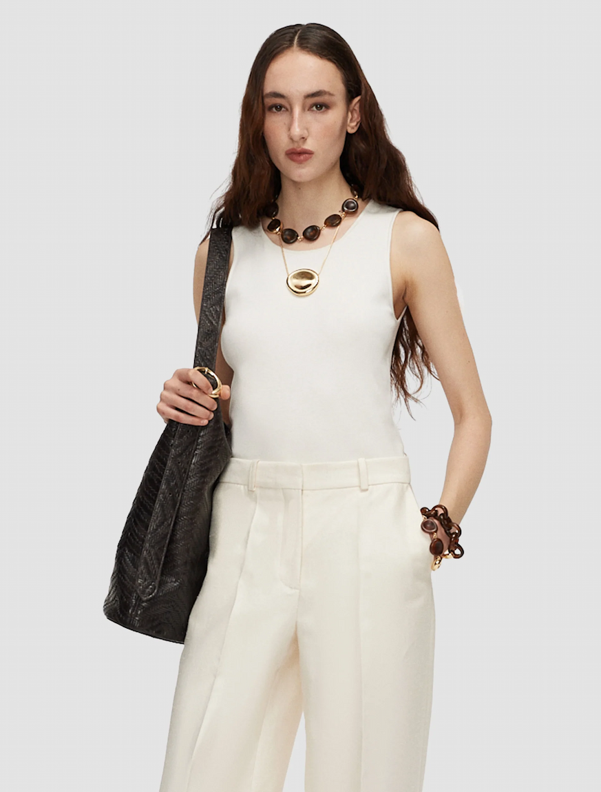 Mitae Cotton Silk Blend Trousers