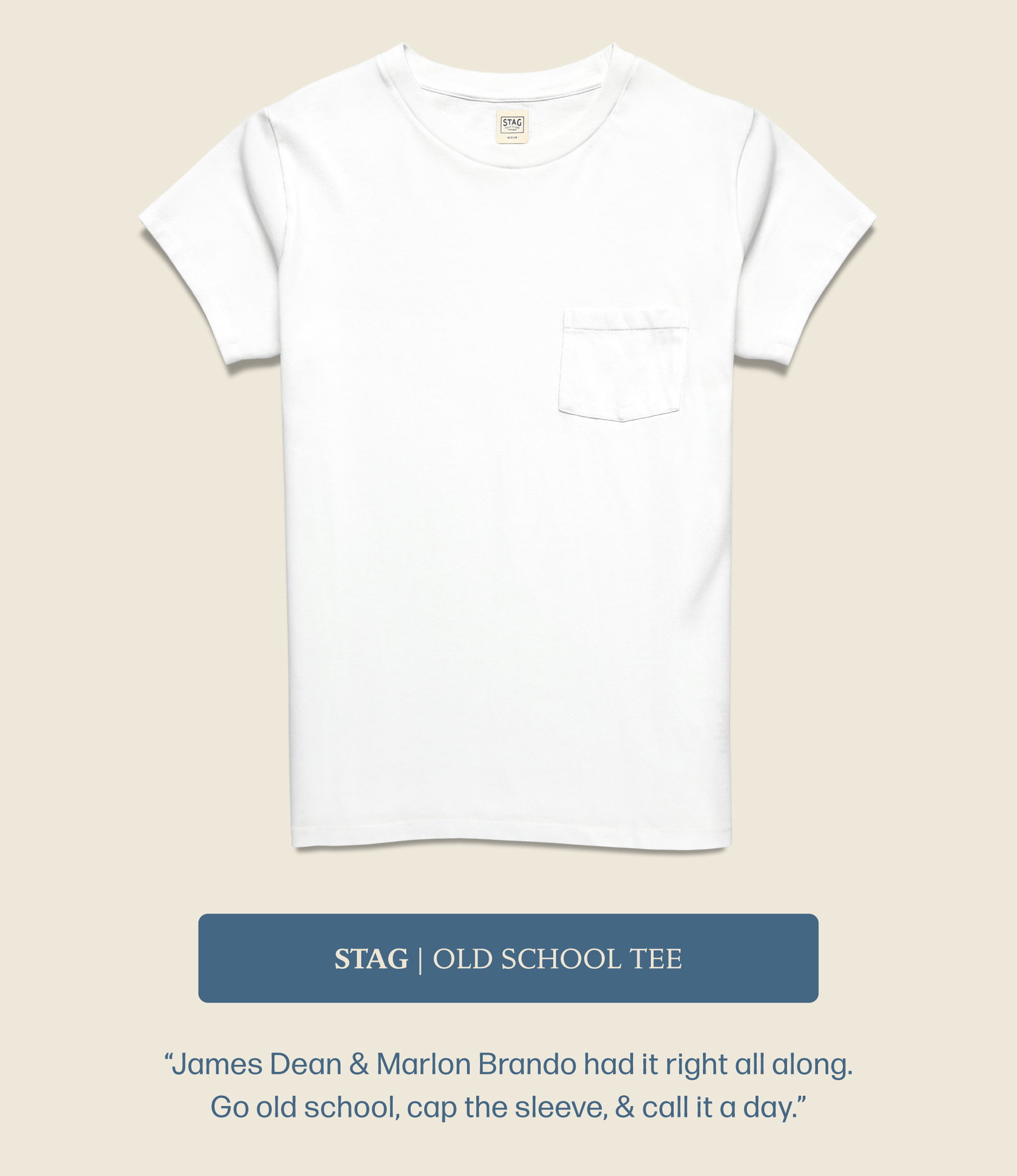 The STAG Old School Tee