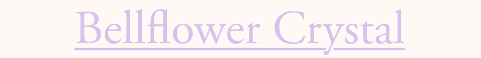 Bellflower Crystal