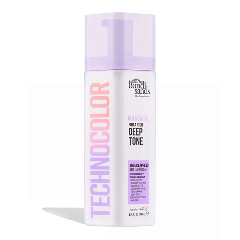 Image of Bondi Sands Techno 1 Hour Express Self Tanning Foam Magenta 200ml