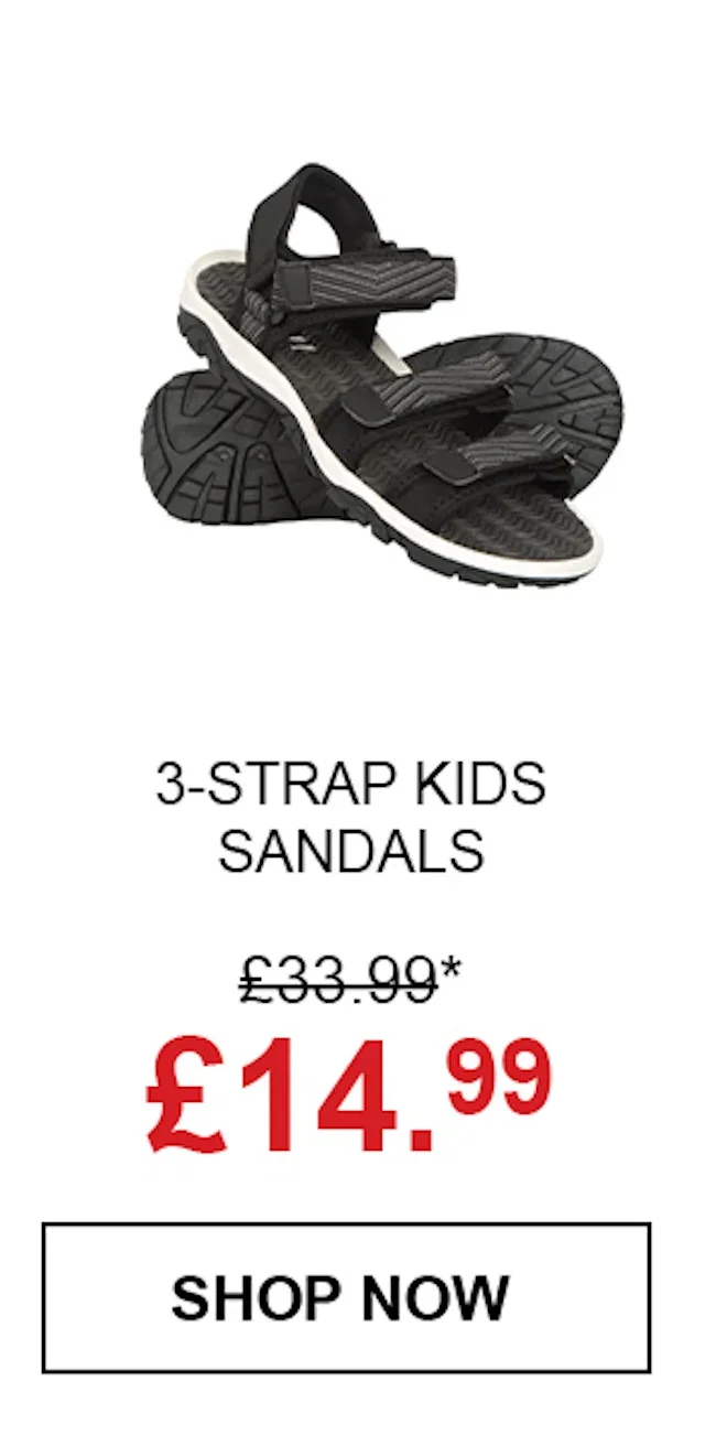 3-Strap Kids Sandals