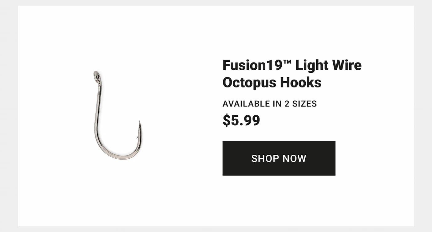 Fusion19 Light Wire Octopus Hooks