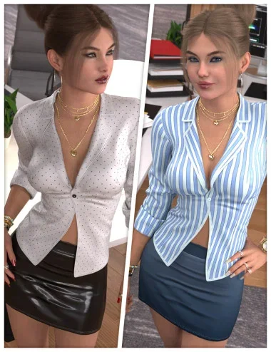 Business Textures for dForce SU Hot Office Lady Suit