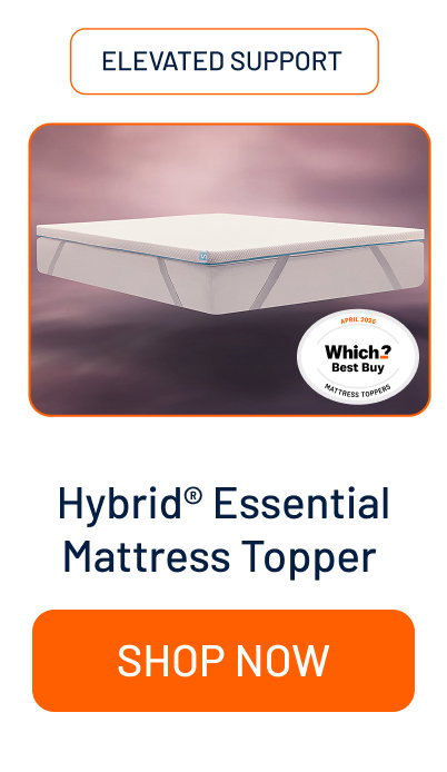 Hybrid essential mattress topper
