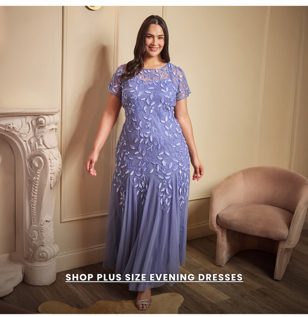 SHOP PLUS SIZE EVENING DRESSES