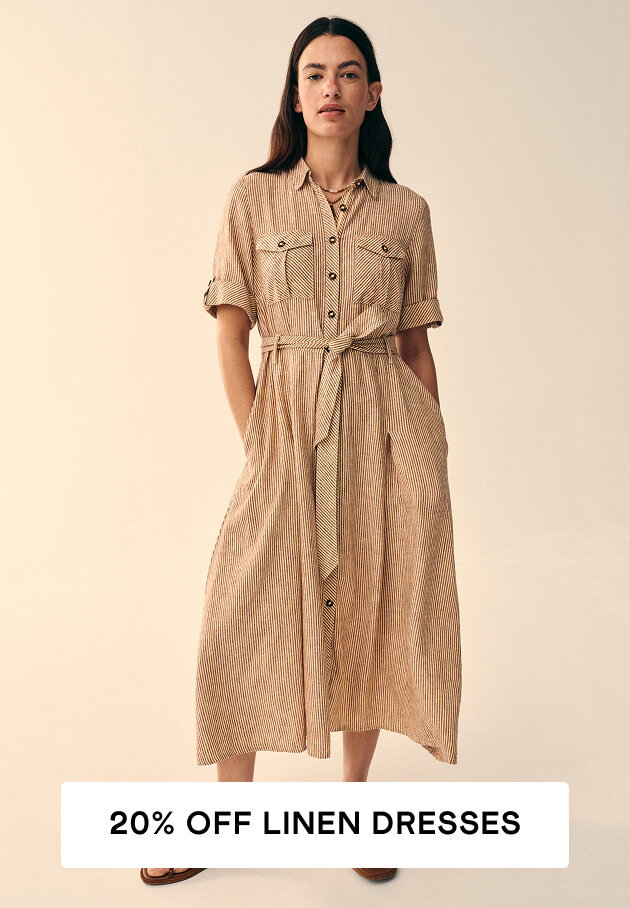 20% off Linen Dresses