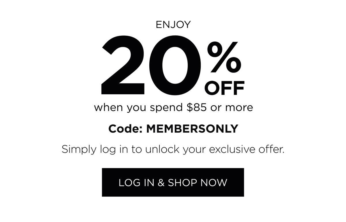 ENJOY 20% OFF