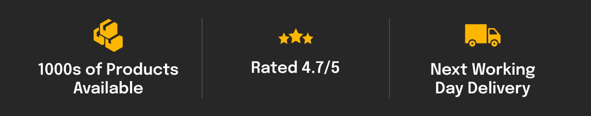 1000s of Products Available | Rated 4.8/5 | Next Working Day Delivery