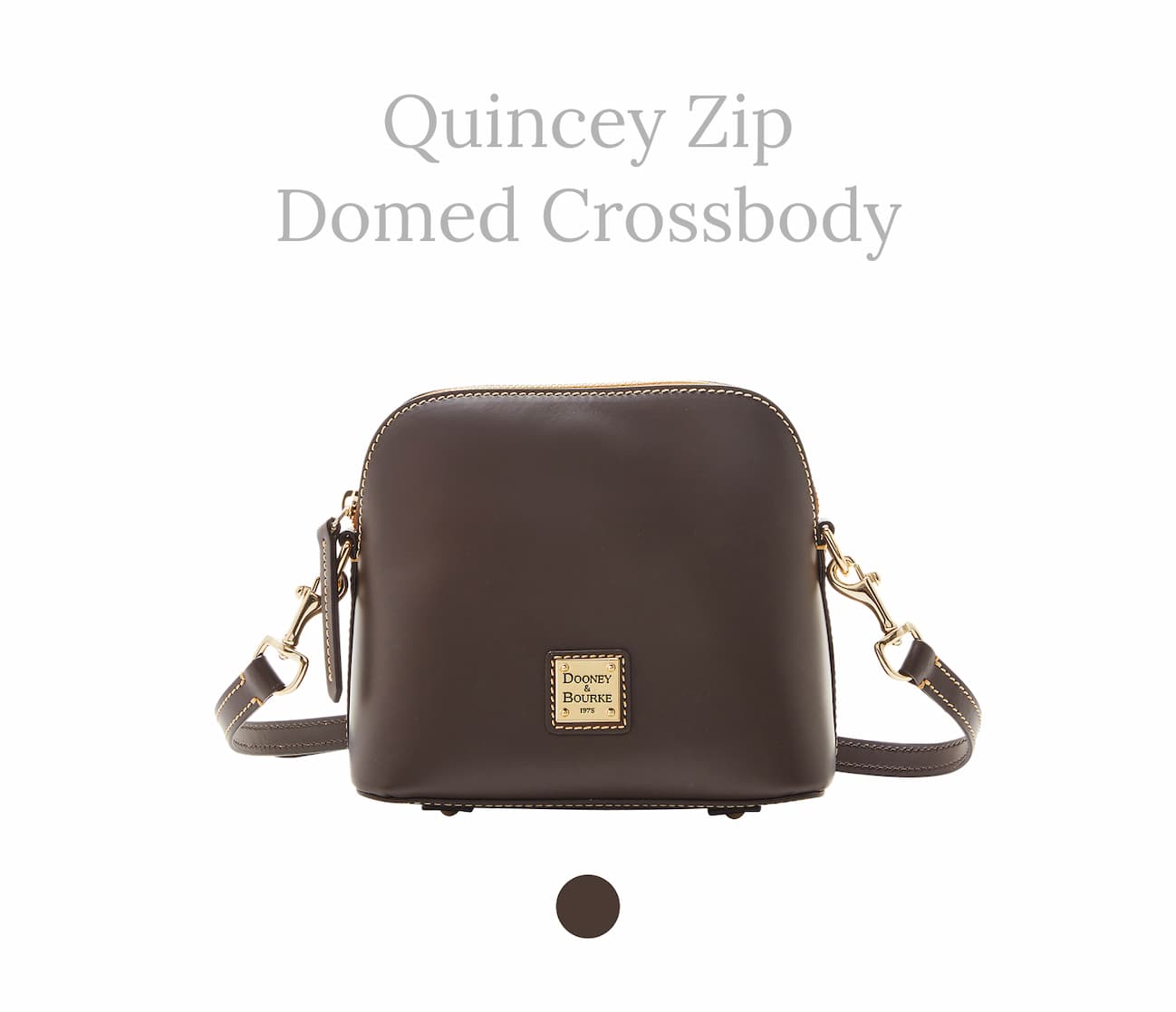 Quincey Zip Domed Crossbody