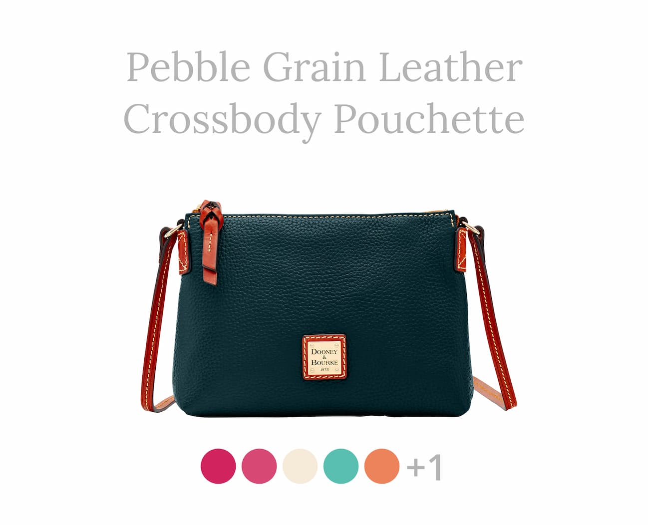 Pebble Grain Crossbody Pouchette