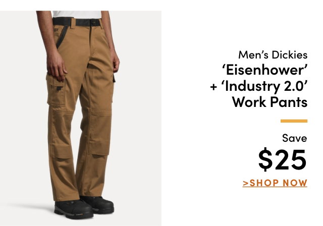 Men's Dickies 'Eisenhower' + 'Industry 2.0' Work Pants Save $25