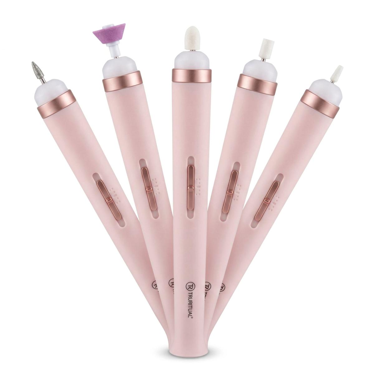 TruRitual Rechargeable Electric Nail File Kit with Tips