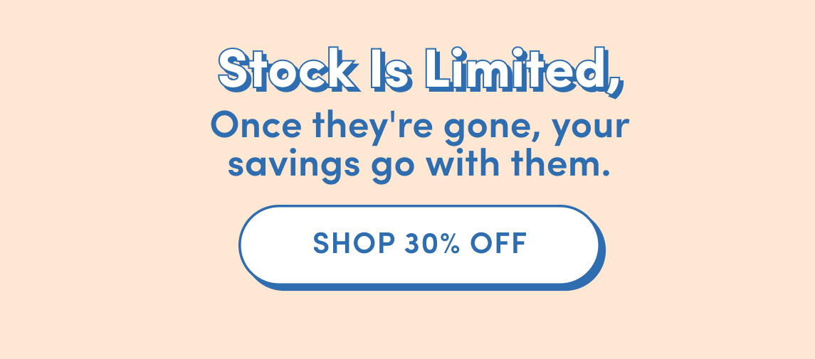 Stock is limited - don't miss out