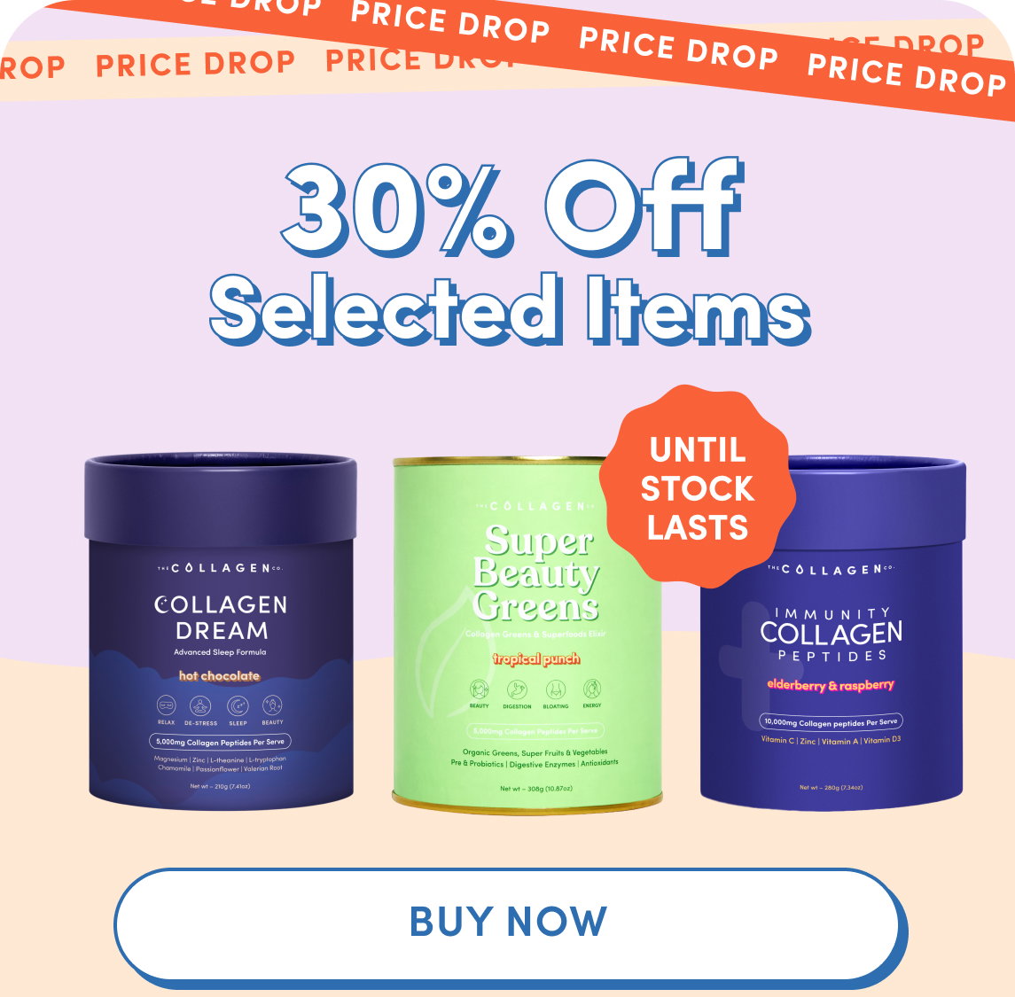 30% off selected items