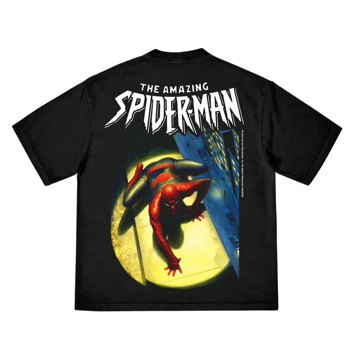 Image of HUF x Spiderman Spotted T-Shirt - Black